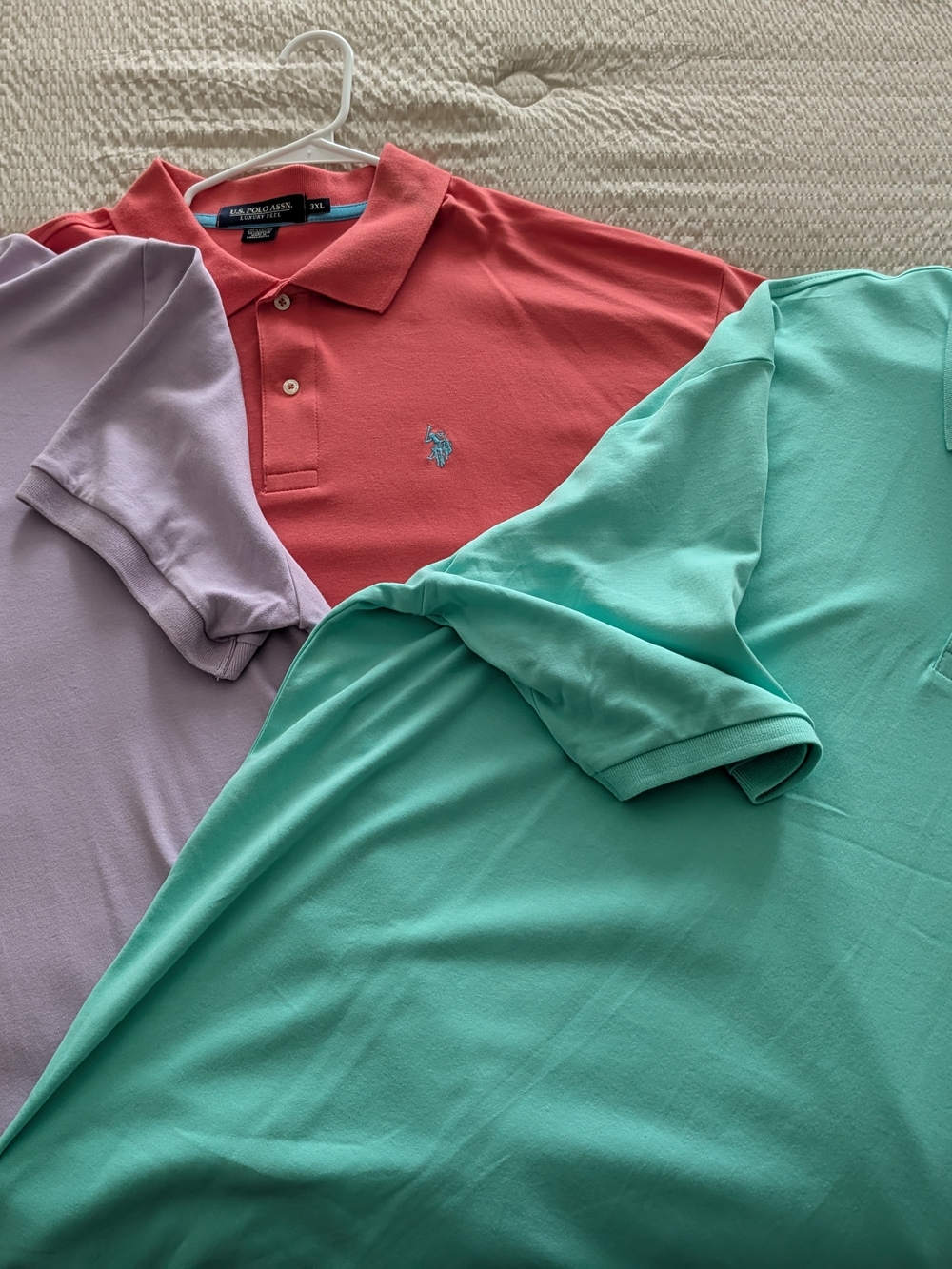 U.S. Polo Assn. and Nautica Big Men’s Set Of 3 Polo Shirts